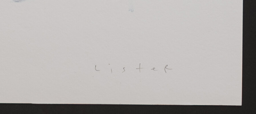 anthony lister woman in the valley - signed limited edition