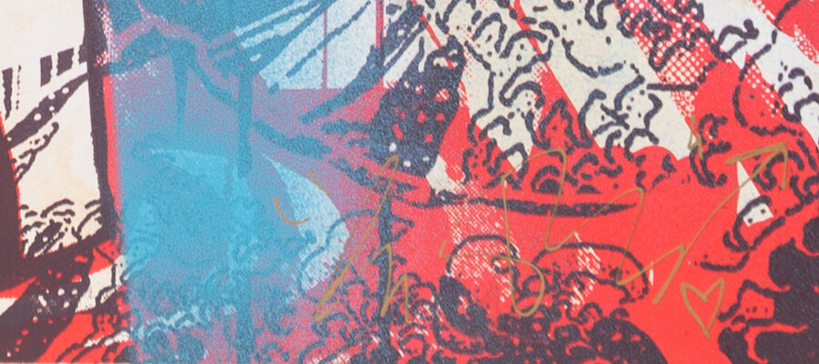 Copyright the artist - Lady of the Lake - Never Forever - signed