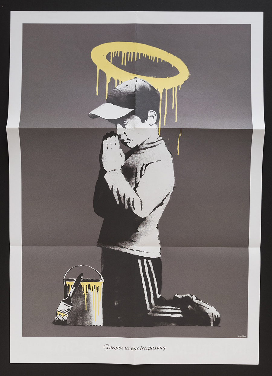 Banksy Forgive Us Our Trespassing - full set in original envelope