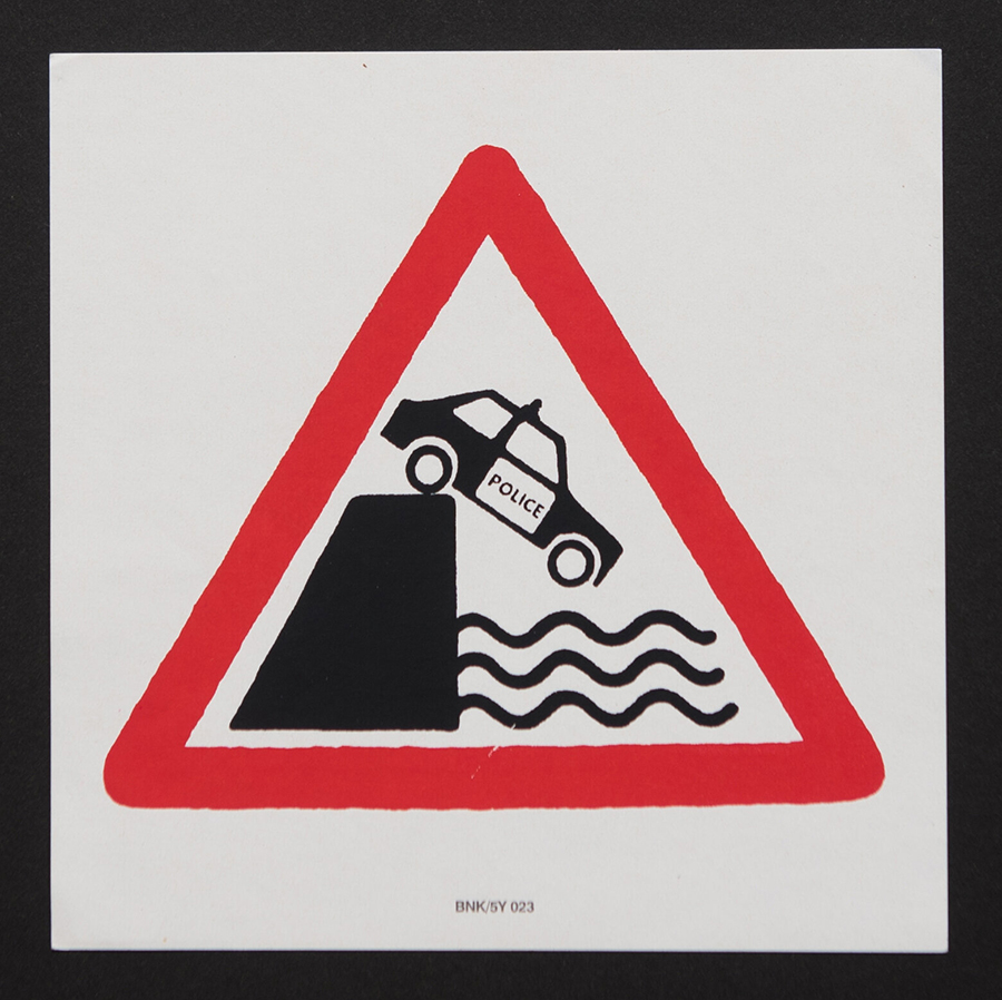 Banksy Police Car Sticker