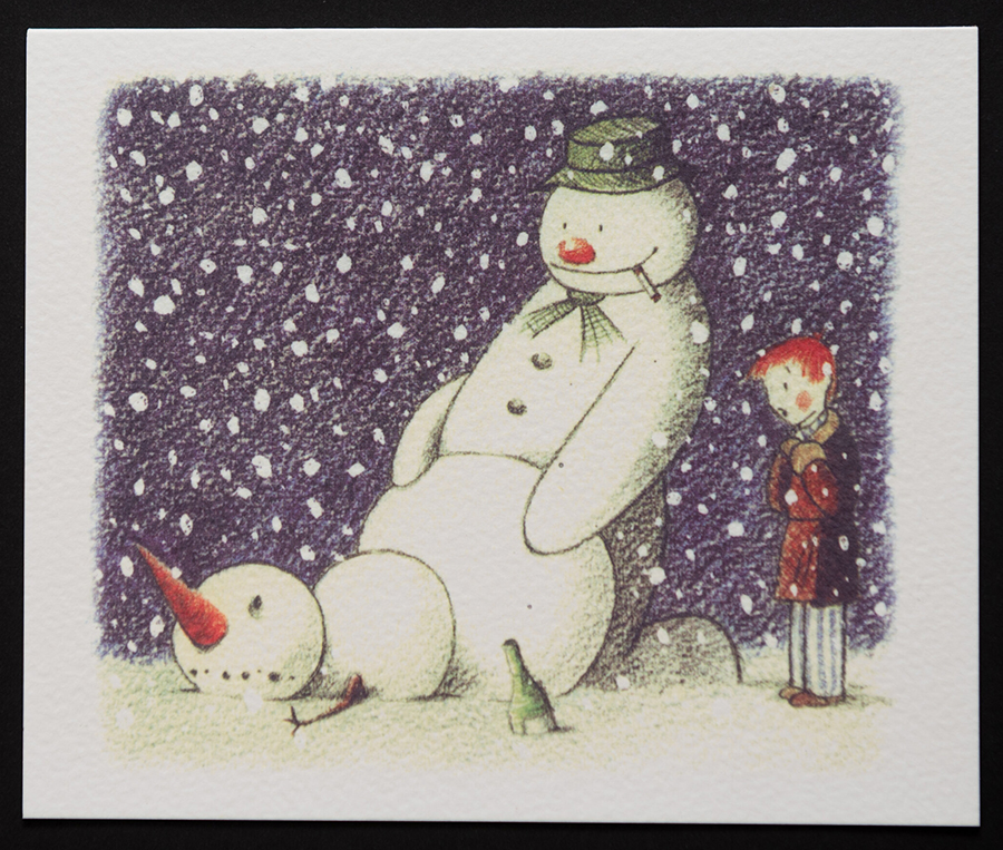 Banksy Rude Snowman Christmas Card From Santa’s Ghetto pop-up