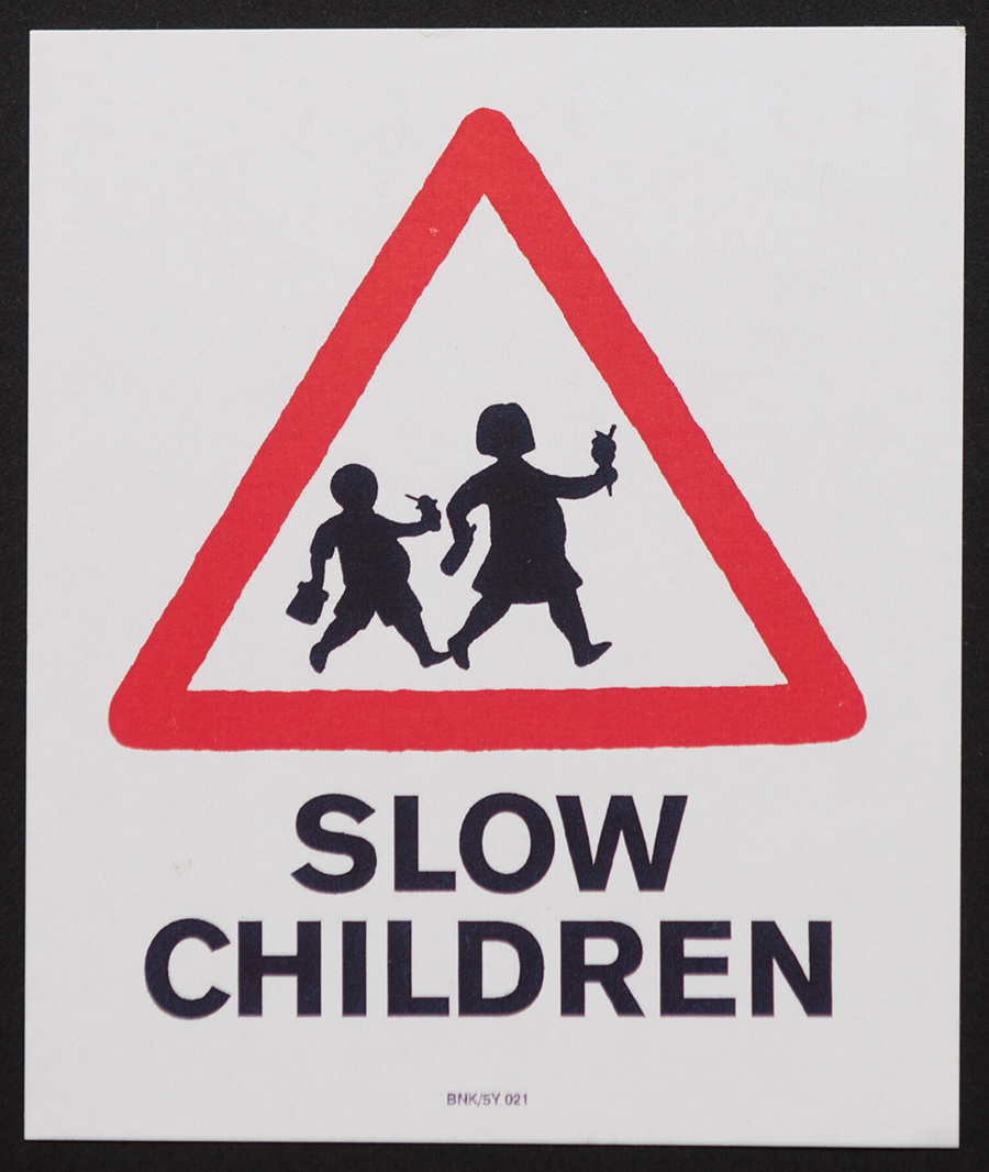 Buy Banksy - Slow children - Official Sticker