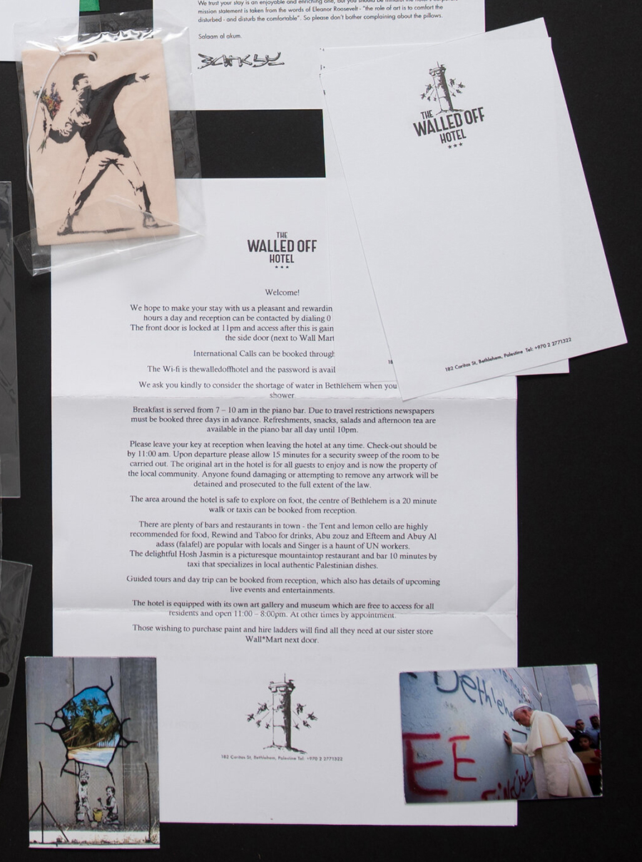 Banksy - Welcome letter From the Walled off Hotel