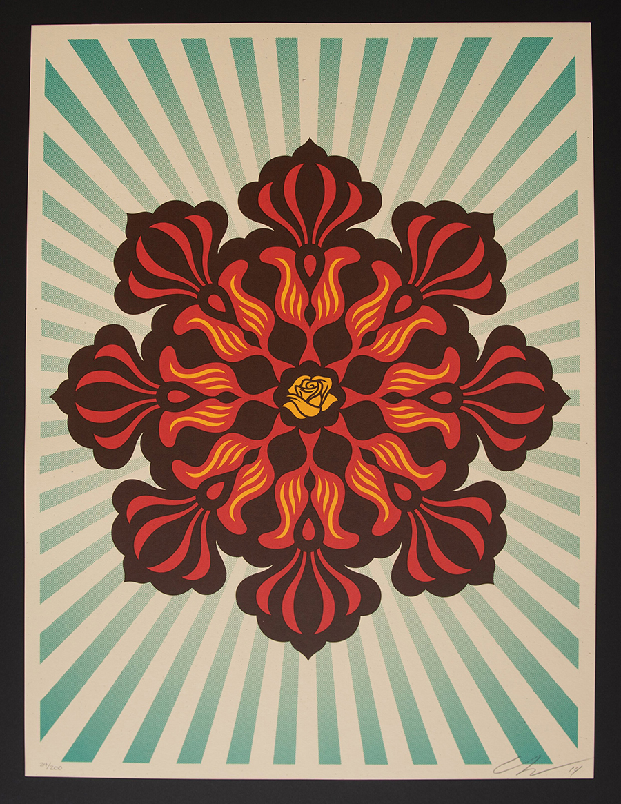 Ernesto Yerena Flowering Dignity Signed limited edition print 2019