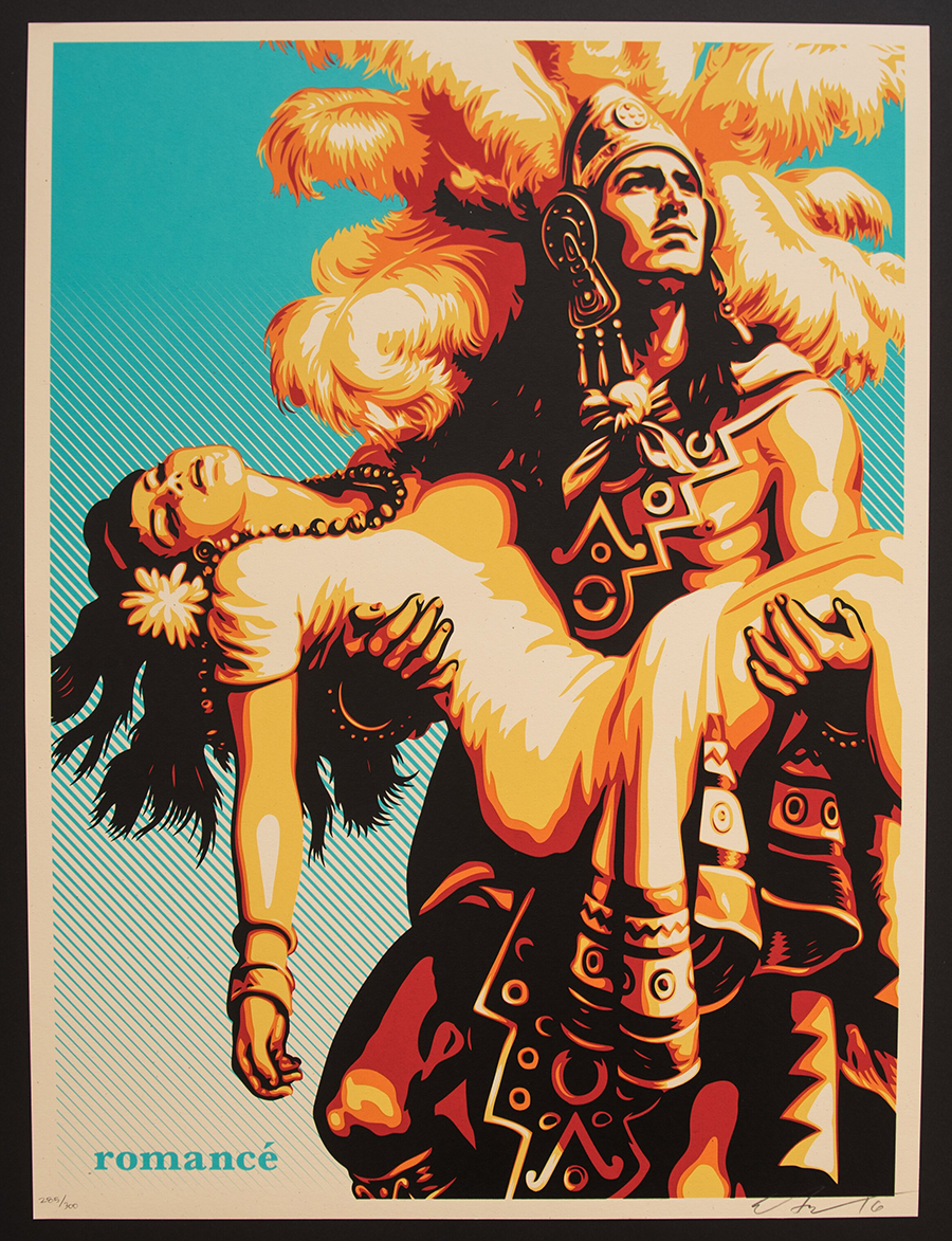 Ernesto Yerena - Romance - Signed Limited Edition Art Print