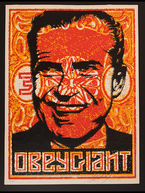 Shepard Fairey Nixon Obey Giant Signed and Numbered Limited Edition Print