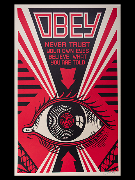 Obey Shepard Fairey - OBEY Eye Signed Offset Lithograph Poster 2011