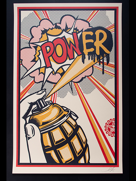 Obey - Shepard Fairey - POWER Poster Print - Signed