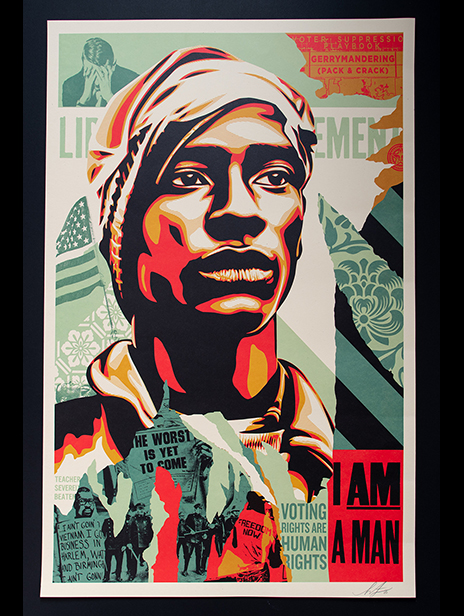 Shepard Fairey - OBEY - Voting Rights Are Human Rights Offset Litho Poster Print 2020