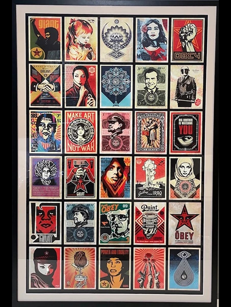 Shepard Fairey - Facing the Giant Postcard Box Set with 30 postcards